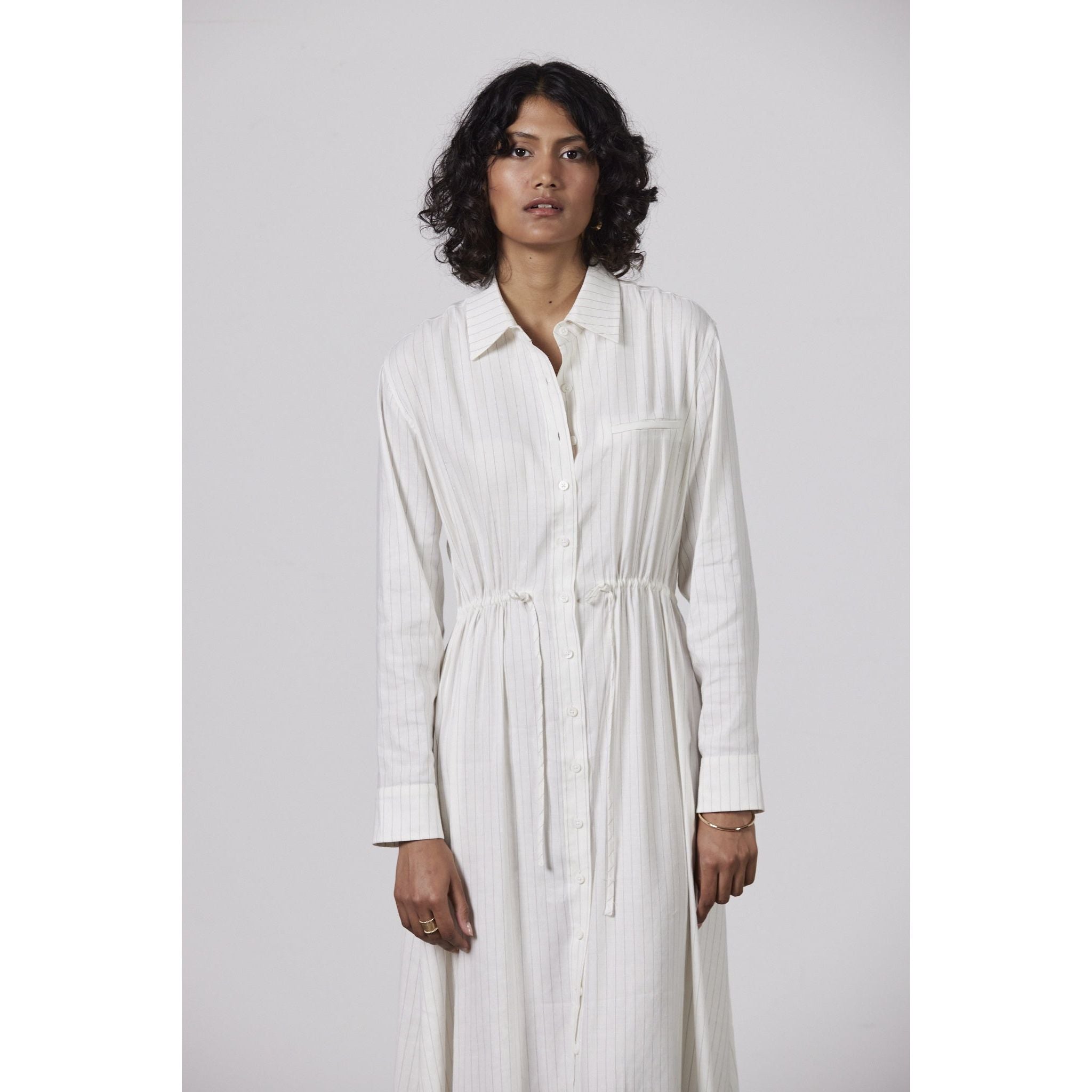 linen shirt dress nz Bande Studio