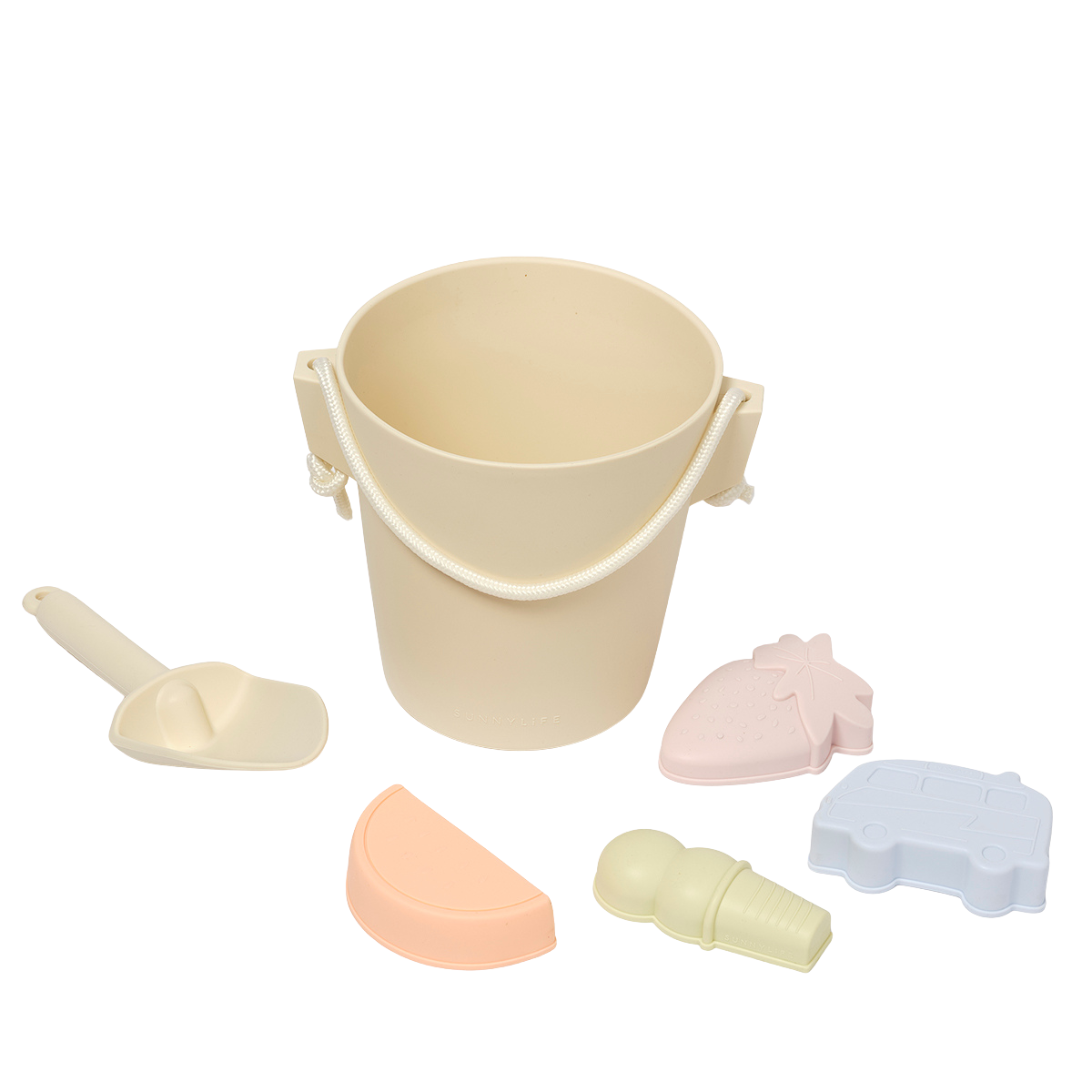 Black Silicone Bucket & Spade
