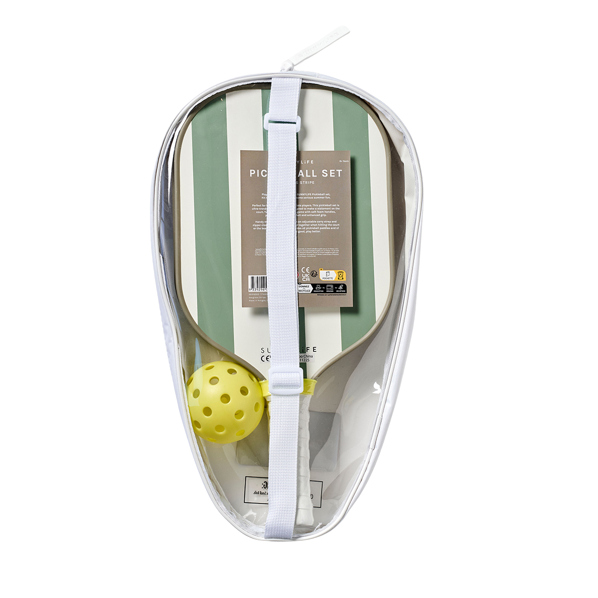 Black Pickleball Set