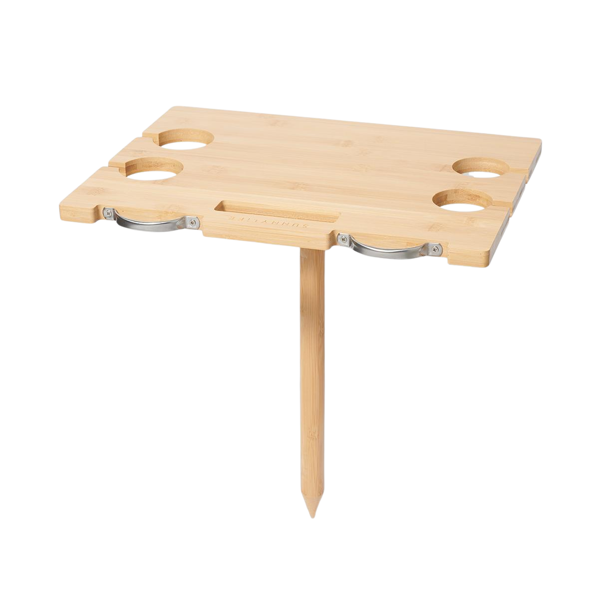 Black Portable Picnic Table Le Weekend Natural