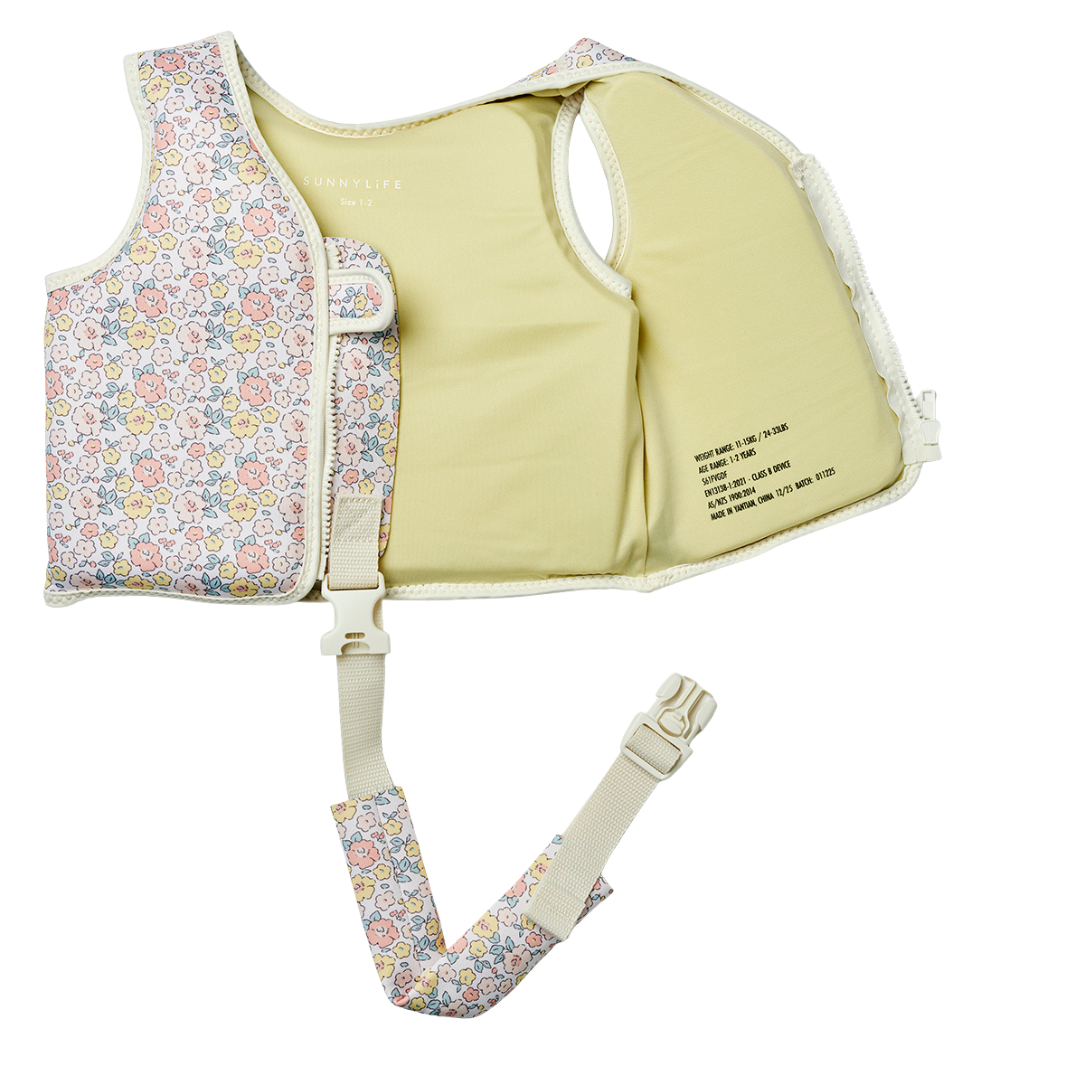 Black Kids Swim Vest