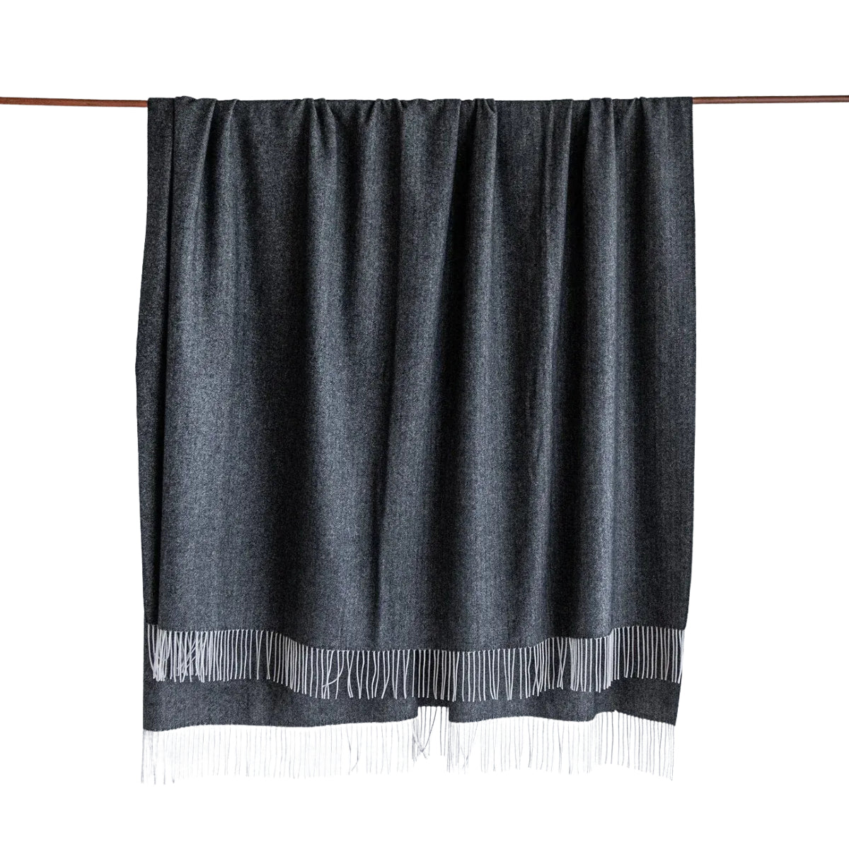 White Smoke Bach Throw Blanket XL