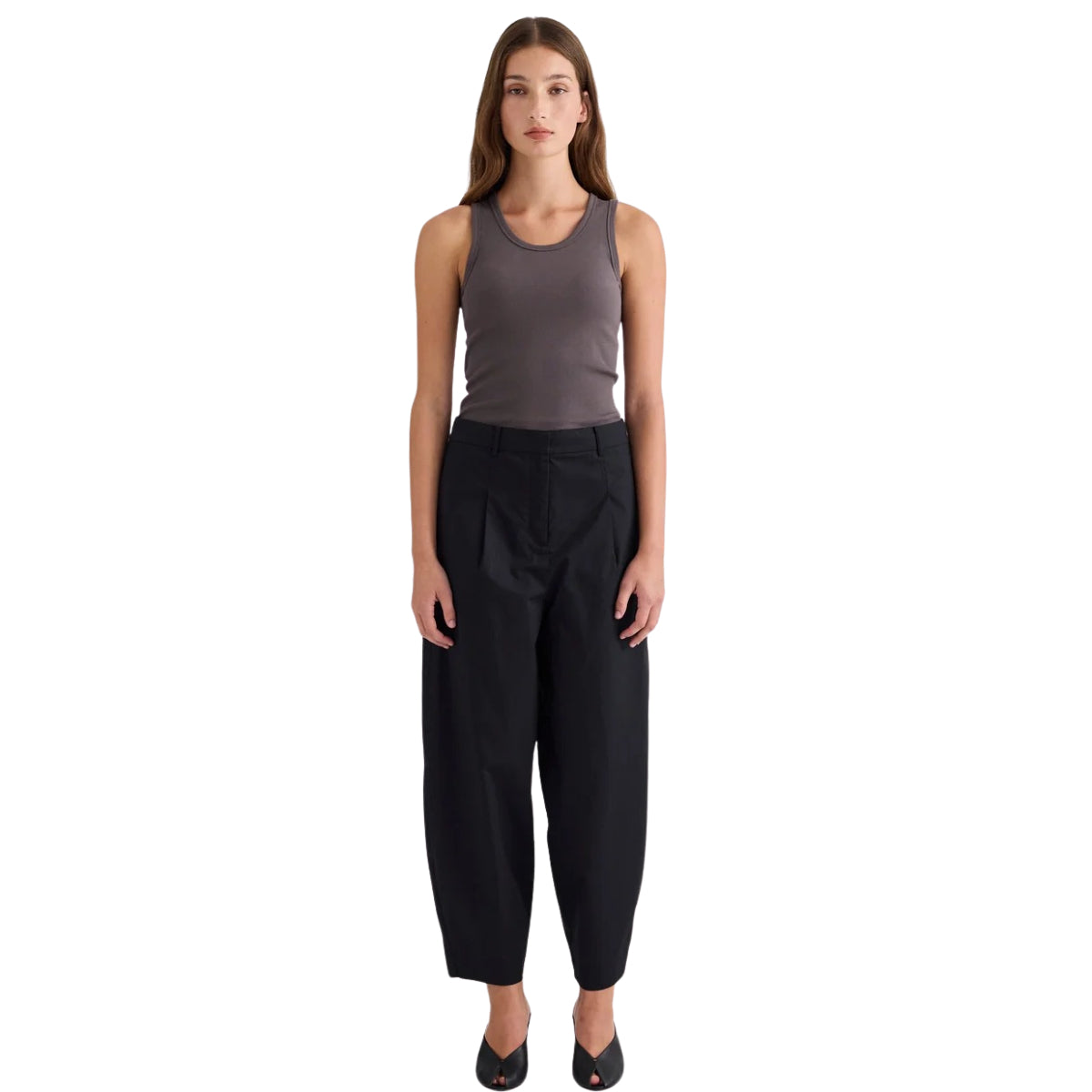 White Smoke Britta Barrel Leg Trouser