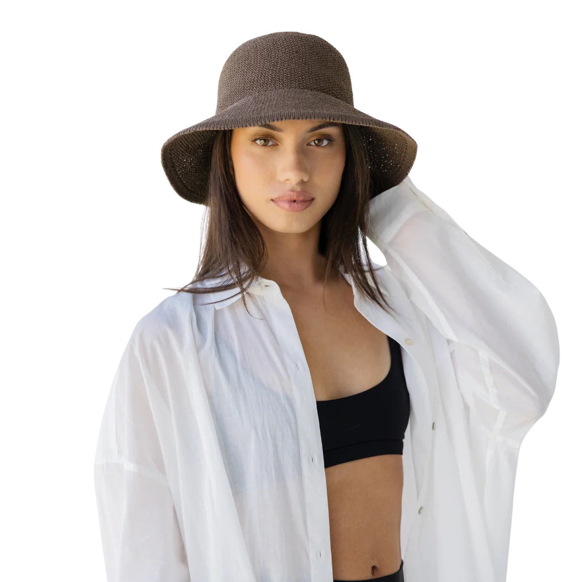White Smoke Travelling Hat