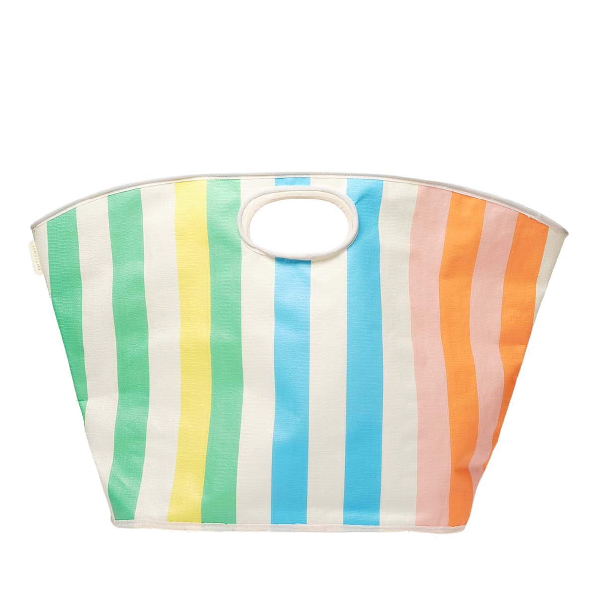 White Smoke Carryall Beach Bag