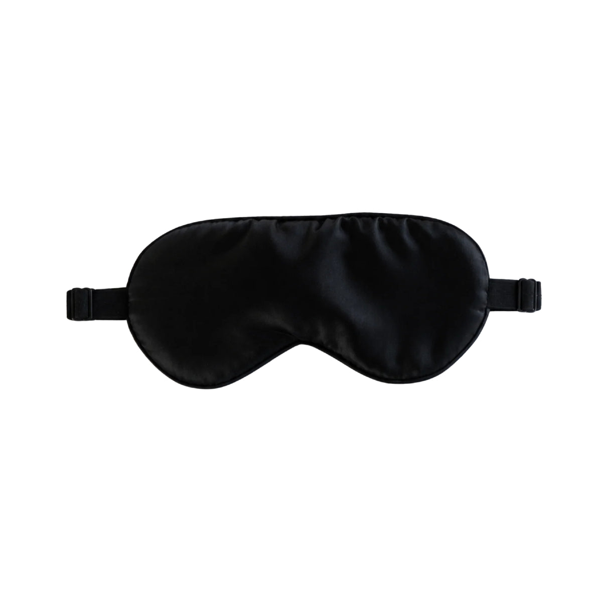 Black Silk Magnolia Eye Mask