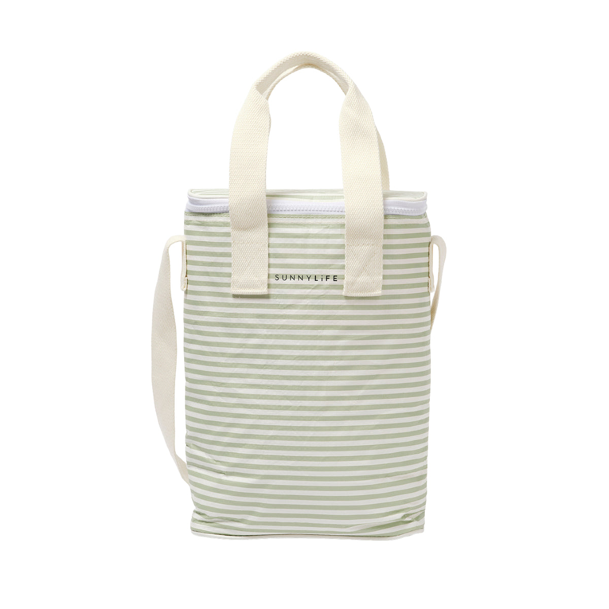 Gray Light Cooler Drinks Bag