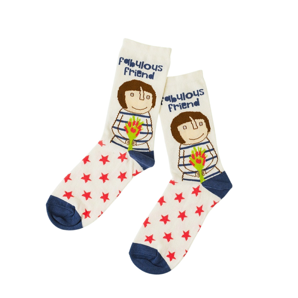 White Smoke Rosie Made A Thing Socks