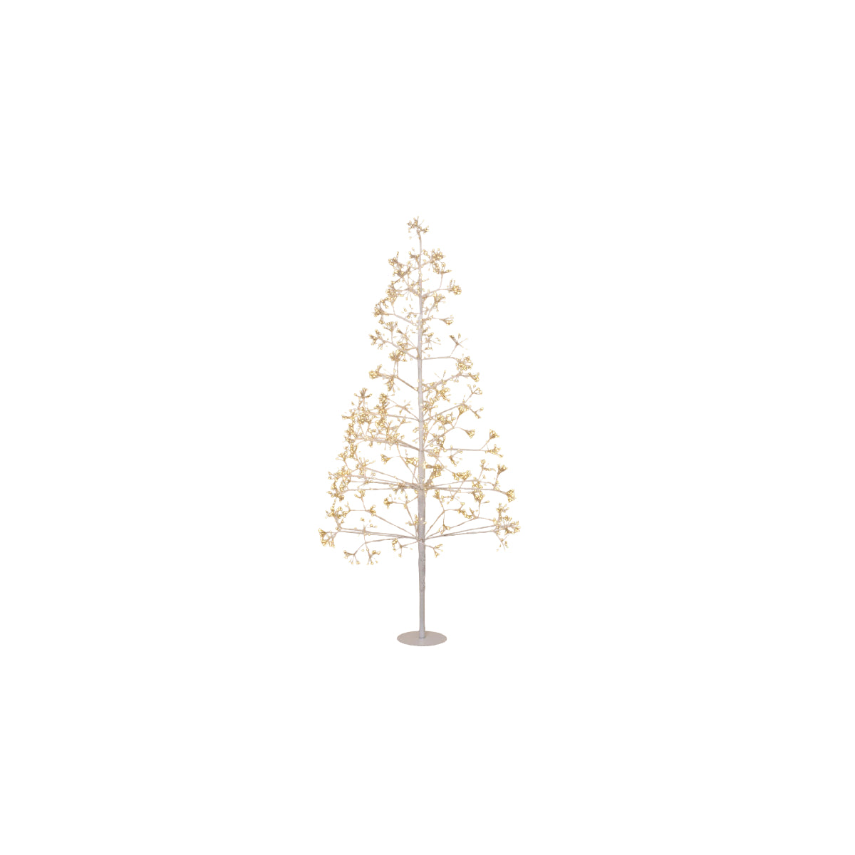White Smoke Stellar Frankfurt Starbursts LED Tree