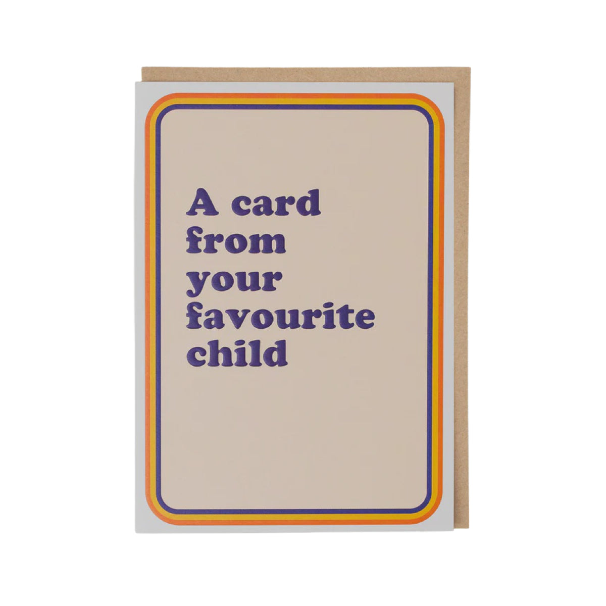 Gray A Card From Your Favourite Child