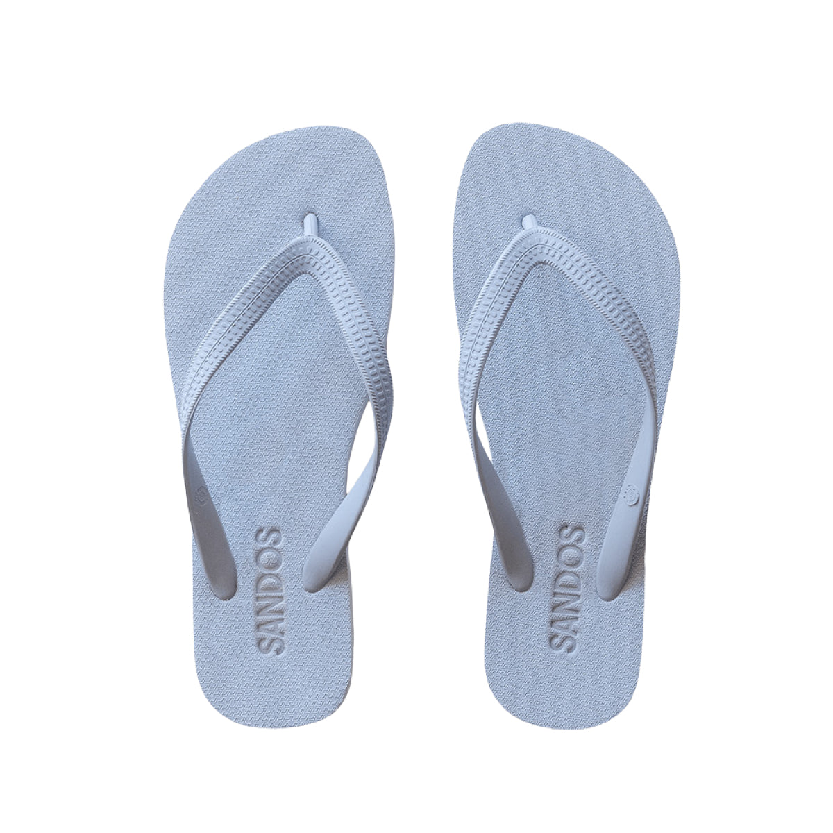 White Smoke Sandos Flip Flops