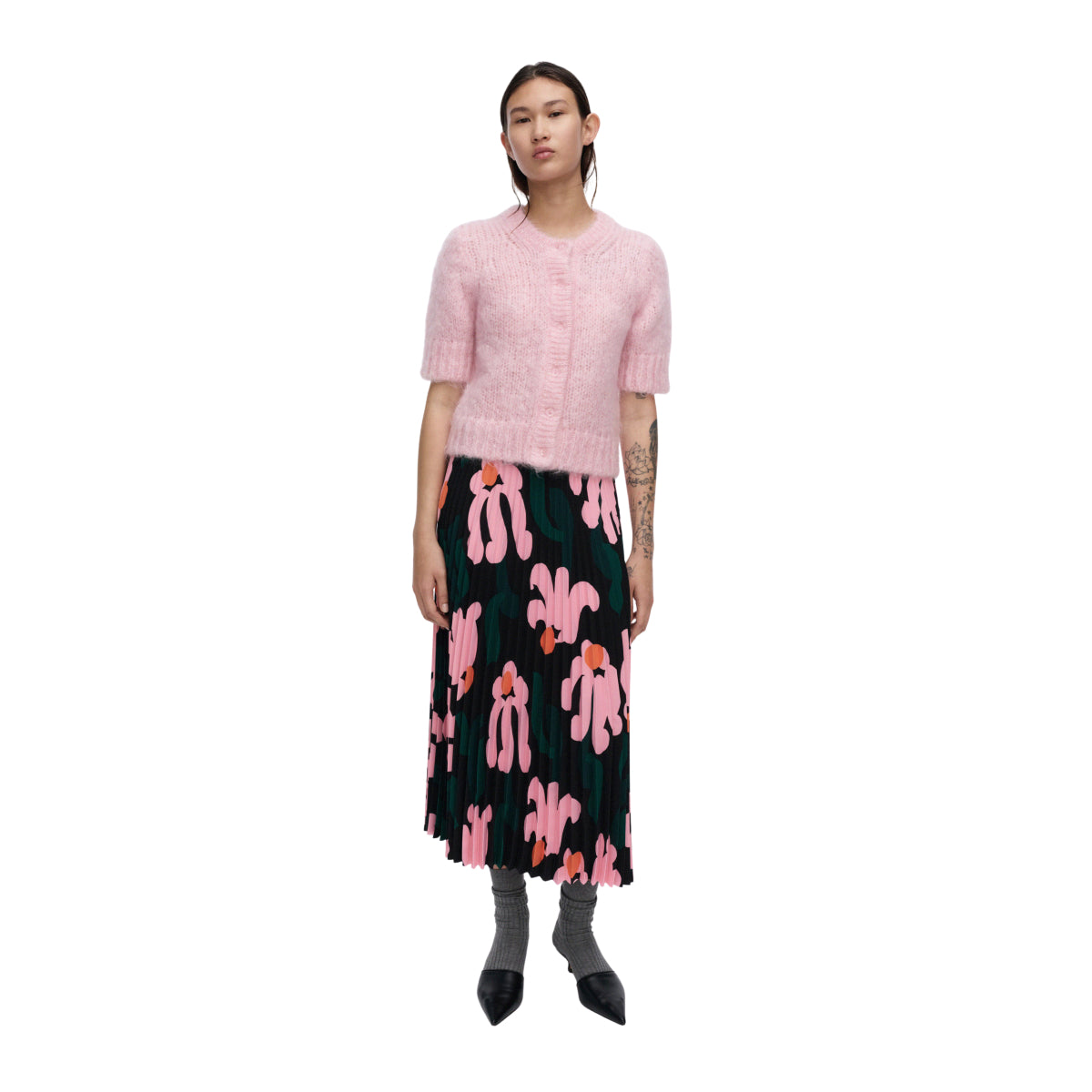 White Smoke Pii Kukkahattu Skirt