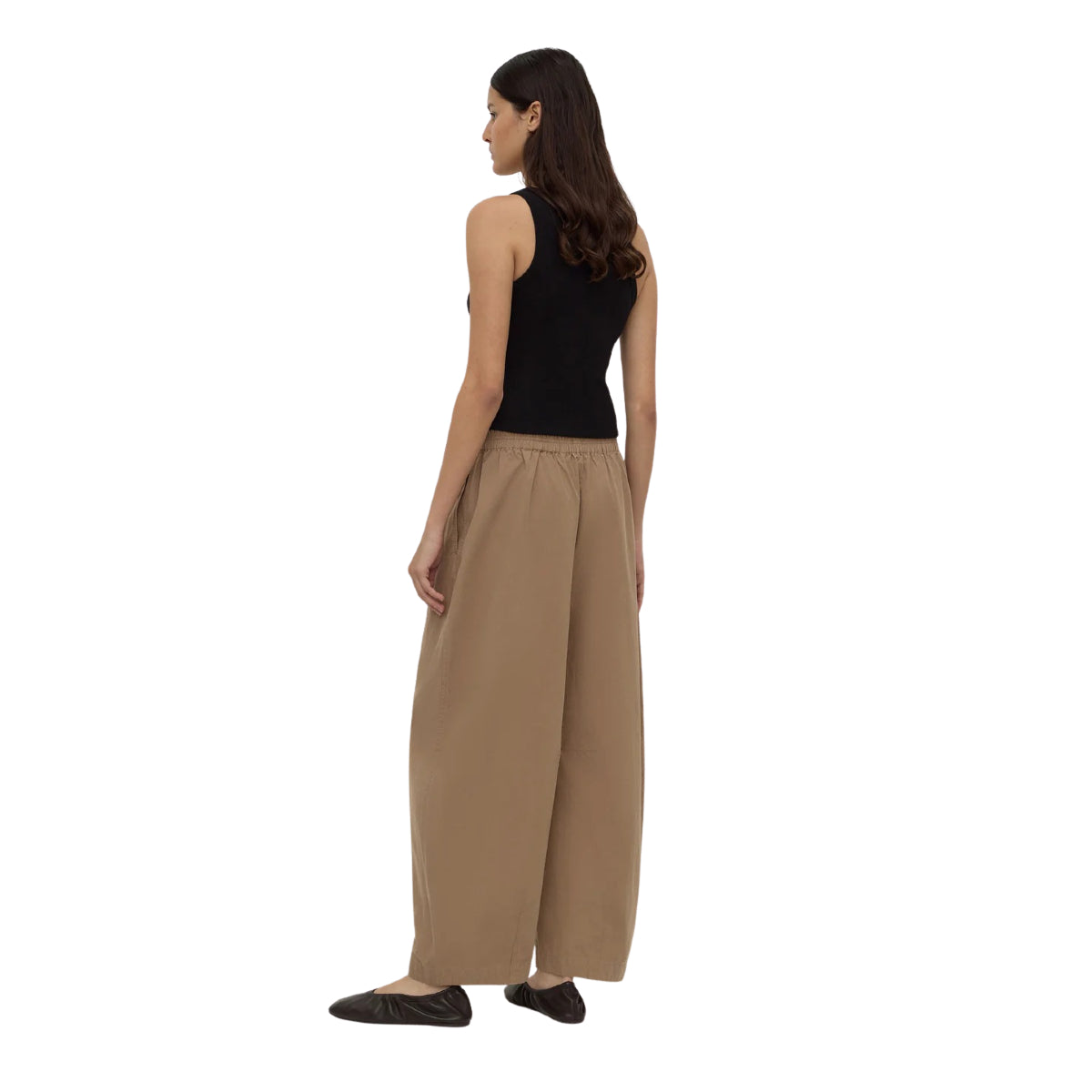 White Smoke Lola Barrel Pant