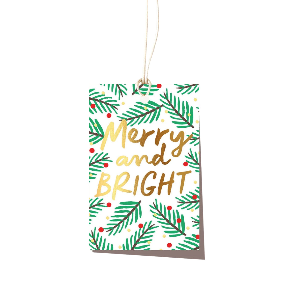 White Smoke Elm Christmas Tag 2026