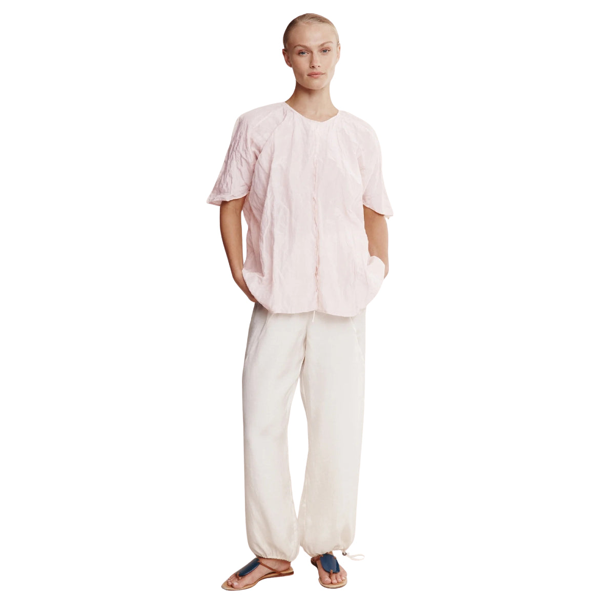 White Smoke Liberty Short Sleeve Shirt
