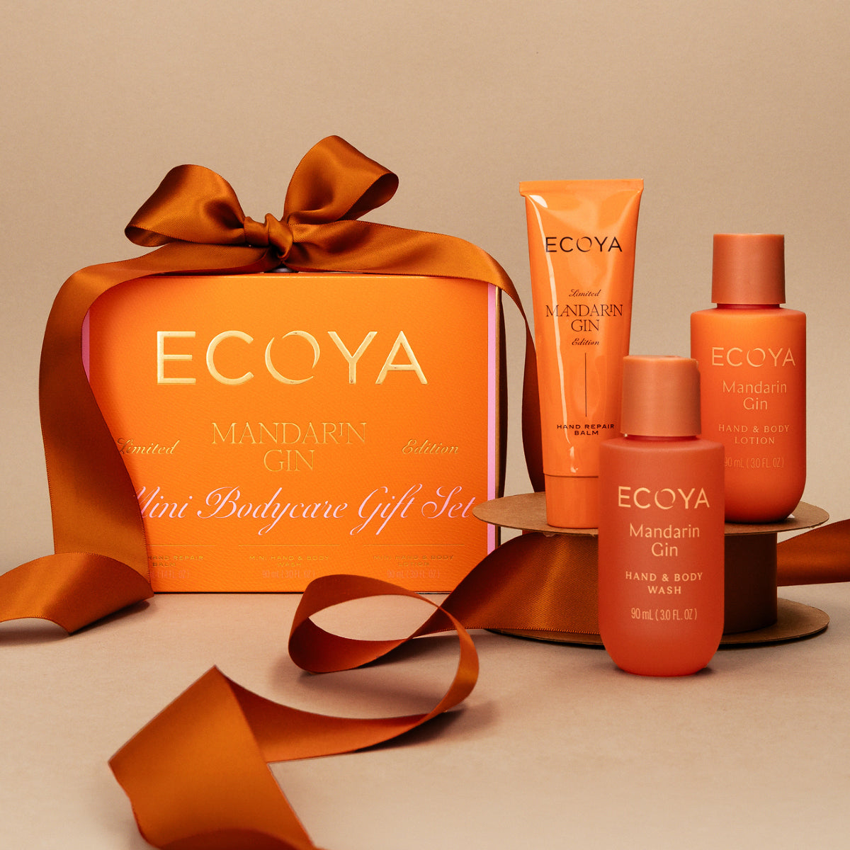 Tan Ecoya Christmas 2026 Mini Bodycare Gift Set