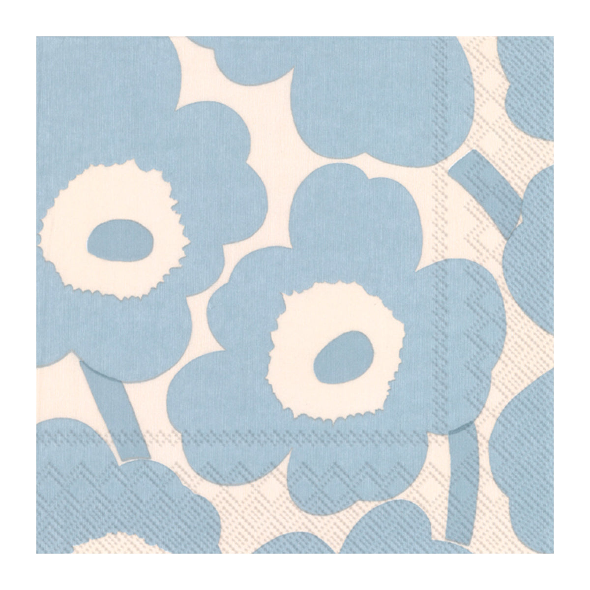 Light Steel Blue Marimekko Unikko Luncheon