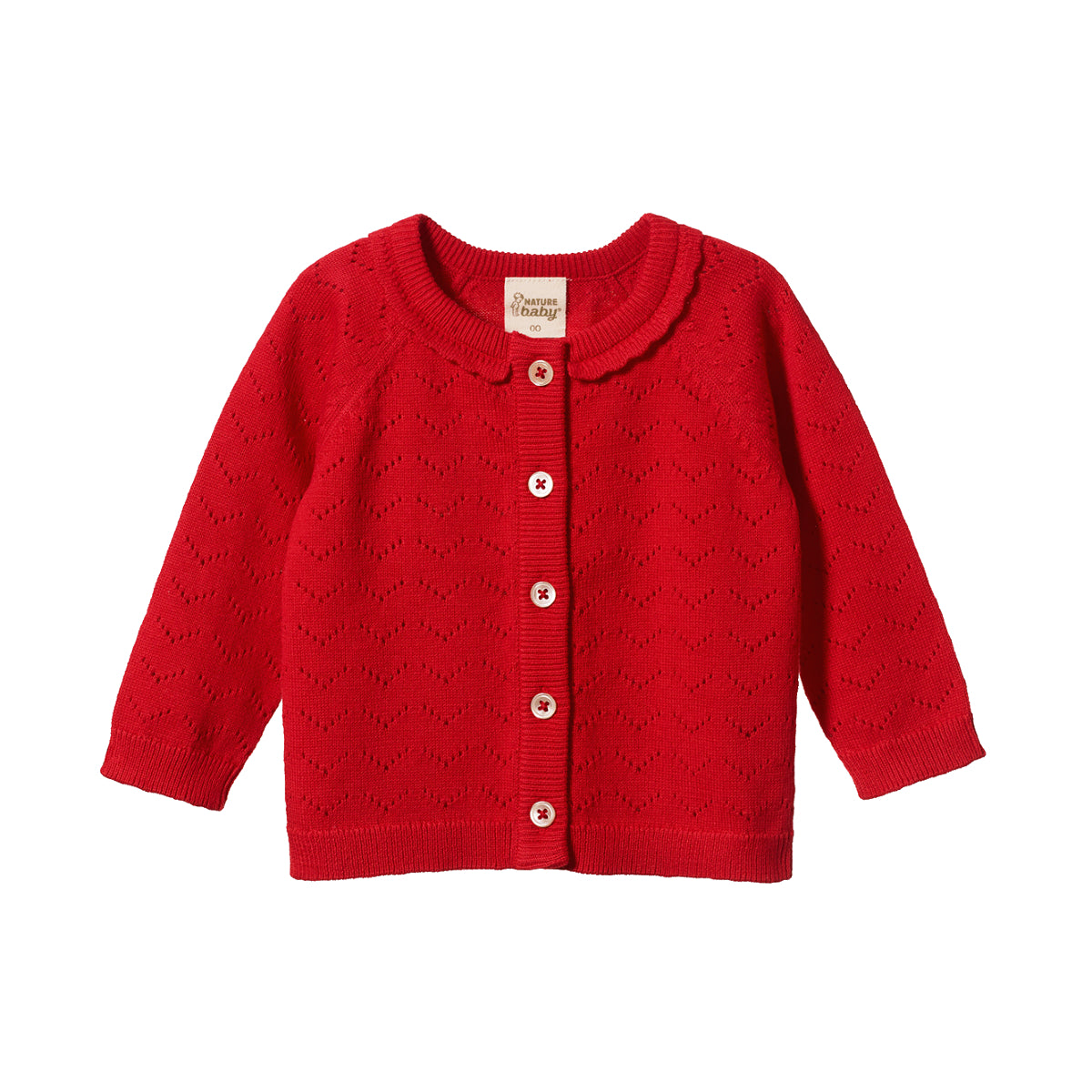 Firebrick Piper Cardigan