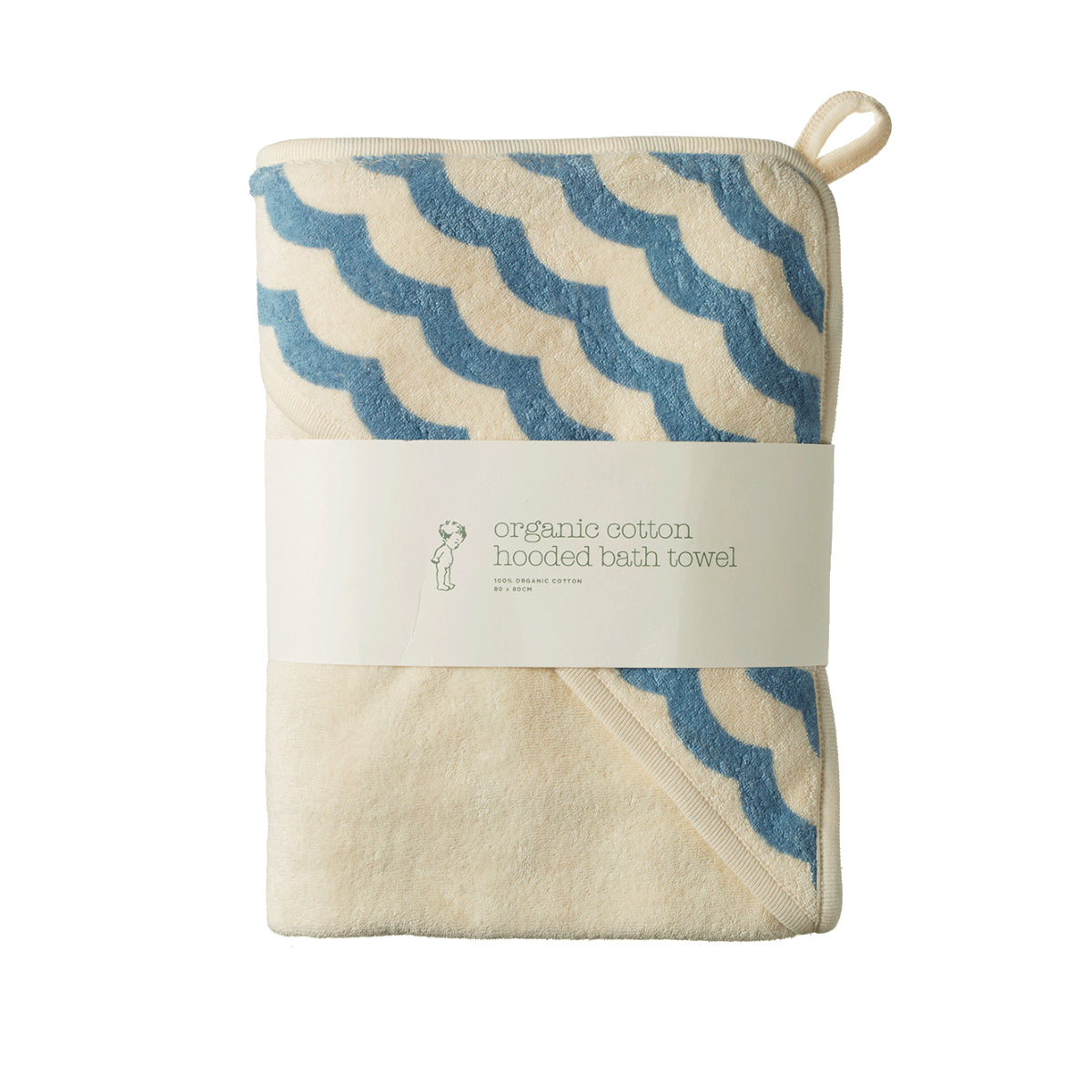 White Smoke Hooded Towel