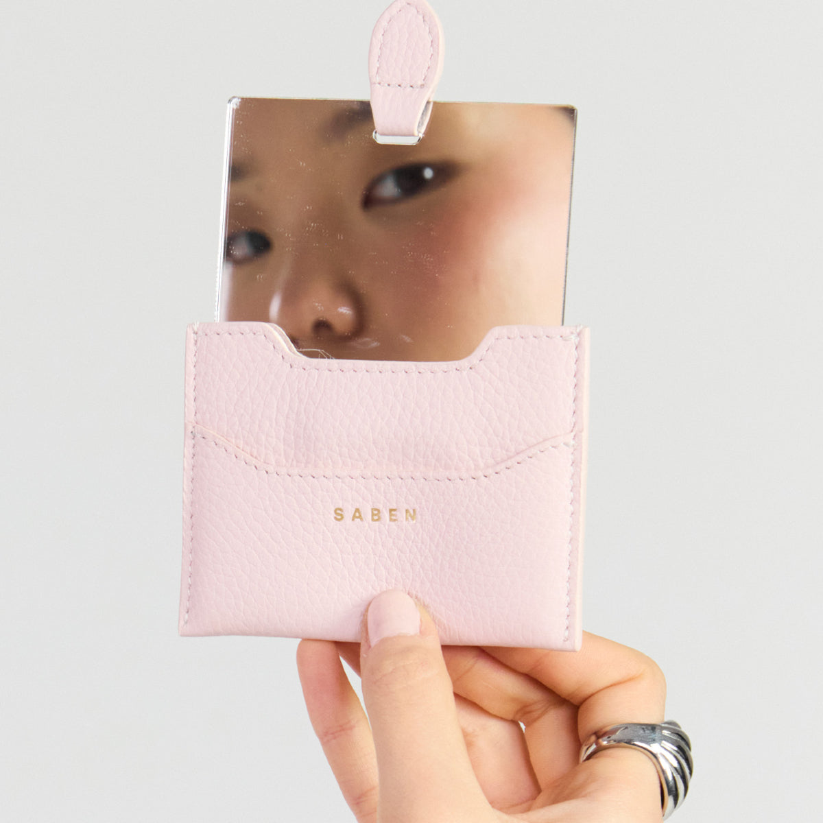 Lavender Lumi Mirror Card Holder