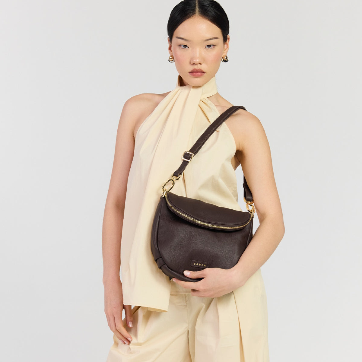 Light Gray Fifi Crossbody