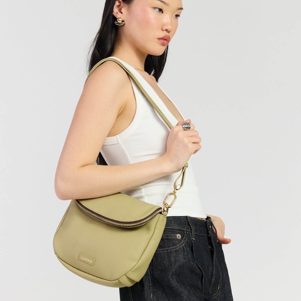 Light Gray Fifi Crossbody