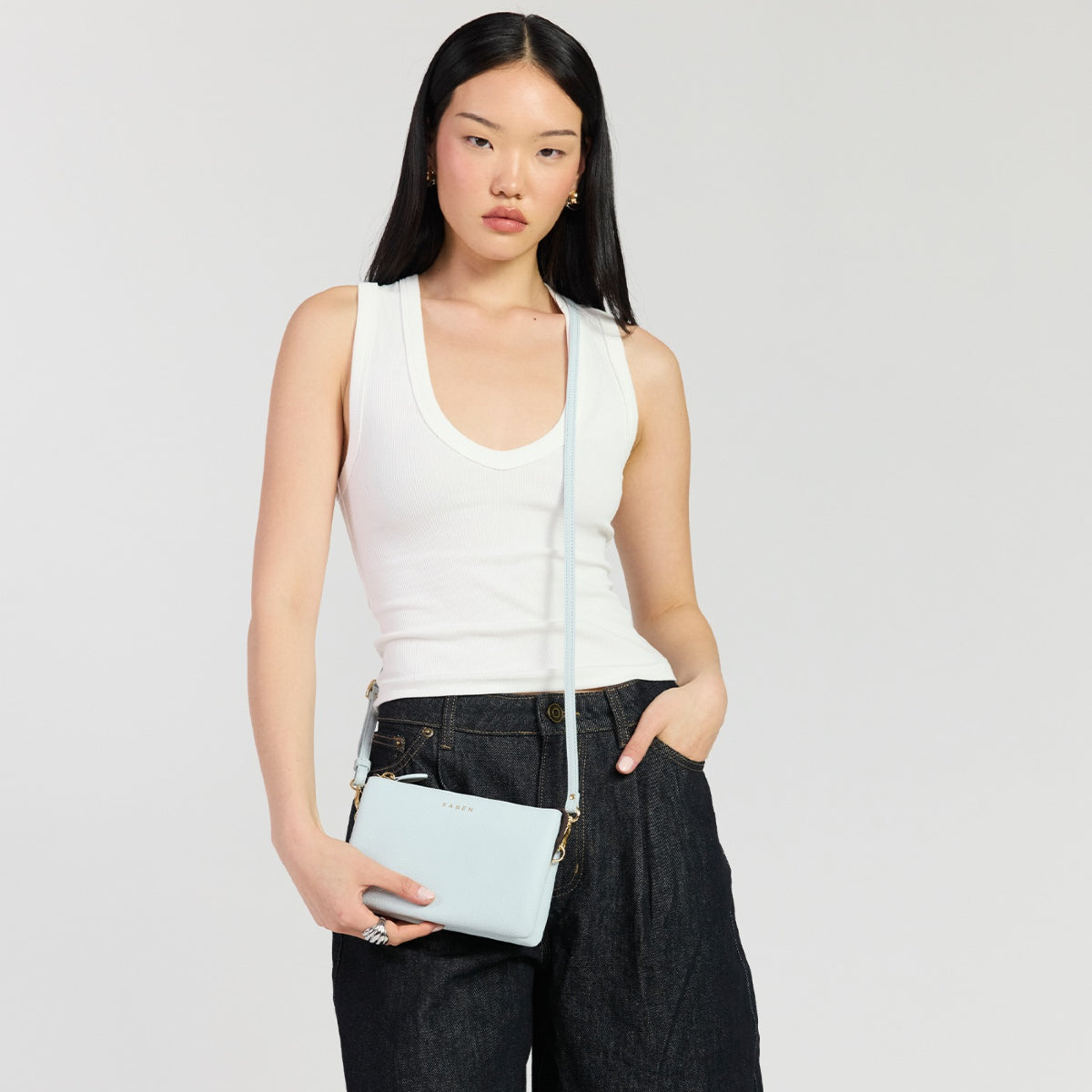 Light Gray Tilly Crossbody