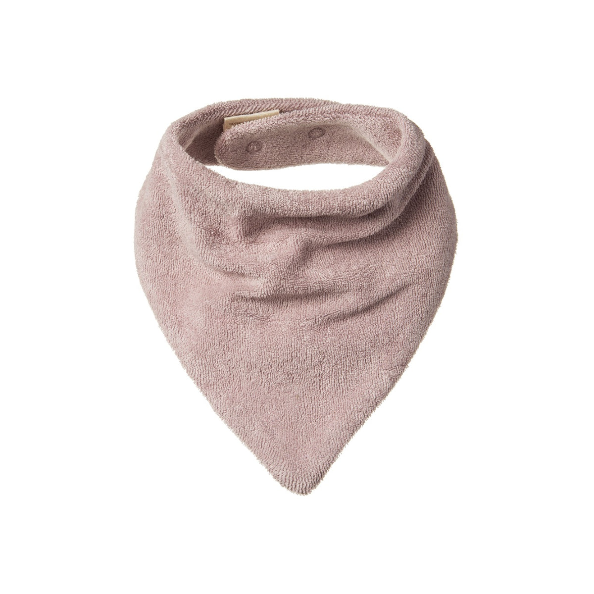 White Smoke Organic Cotton Triangle Baby Bib