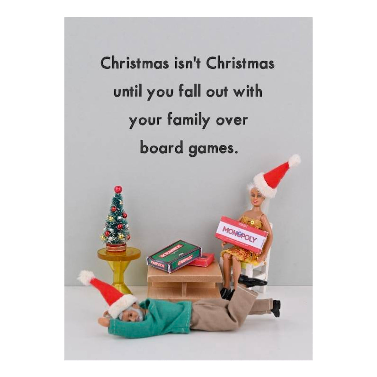 Gray Board Games - Christmas Card