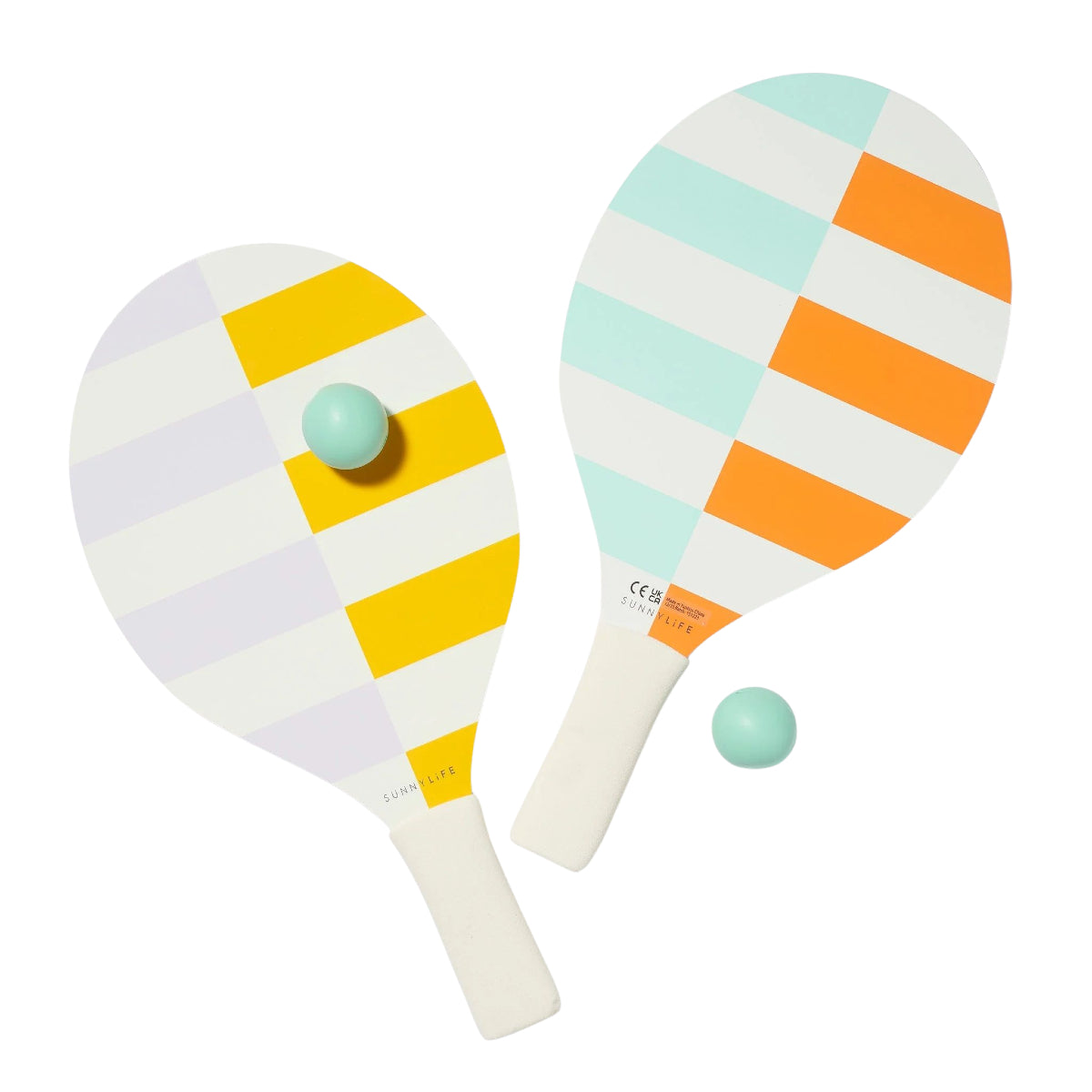 White Smoke Beach Bats Set