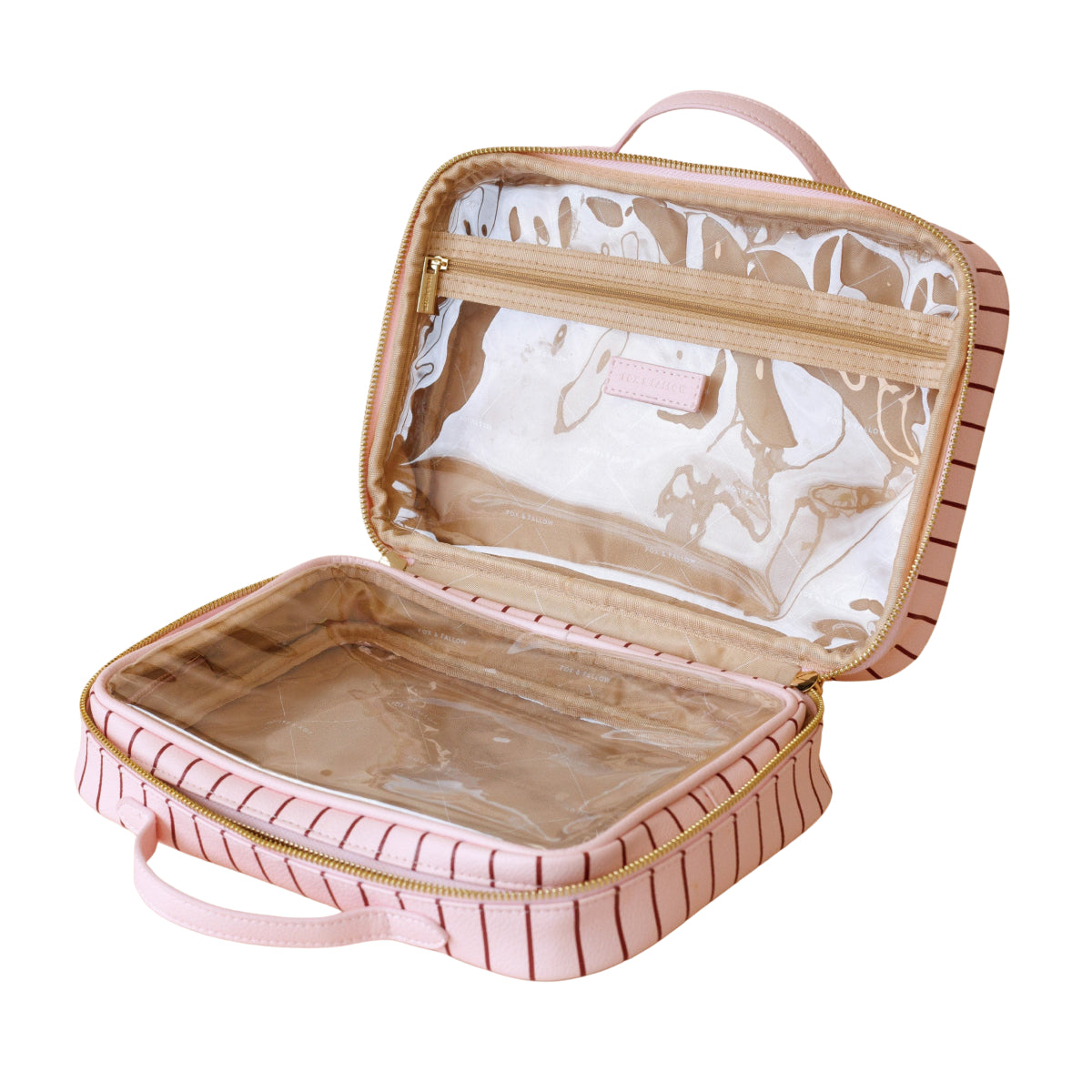 White Smoke Fox & Fallow Cosmetic Bag