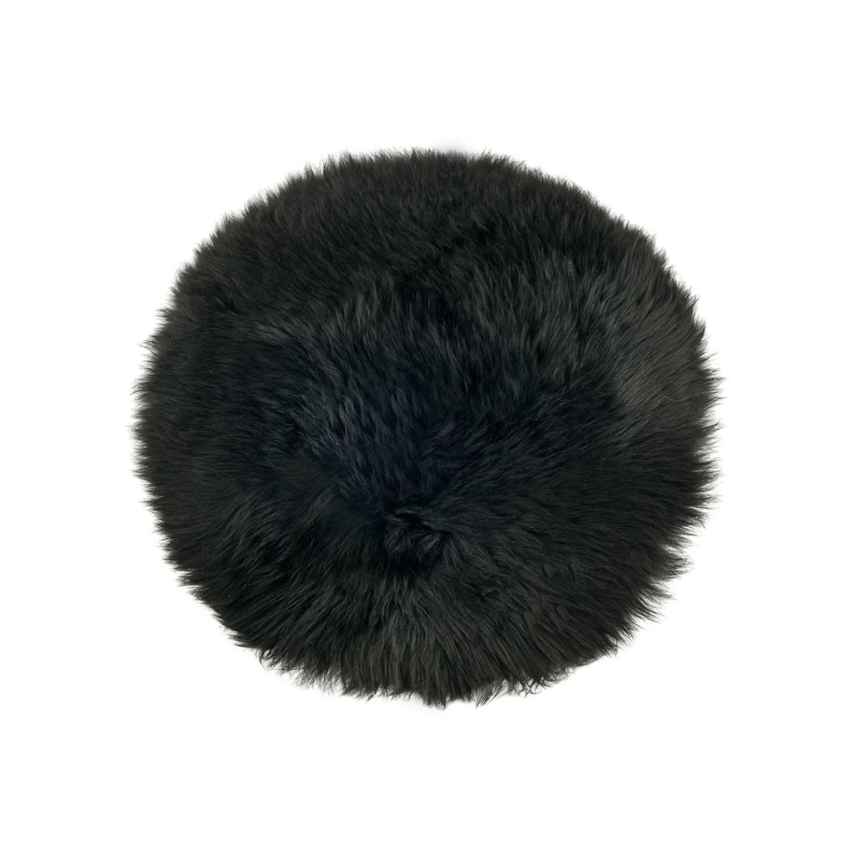 Black Fibre Seat Plate by Auskin Long Wool Sheepskin