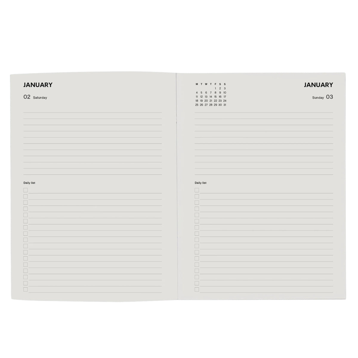 Light Gray 2027 Lettuce Berry & Bloom Diary