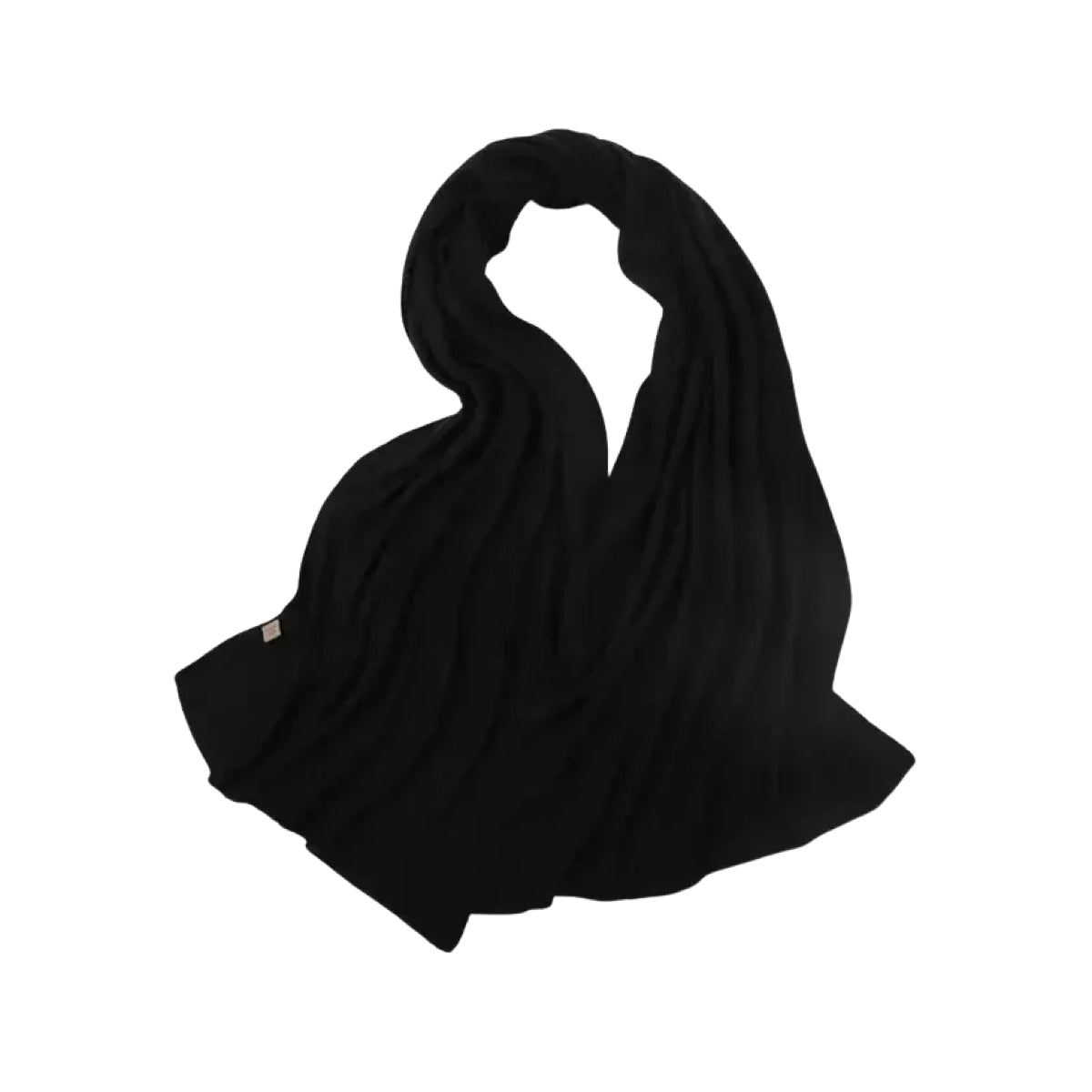White Smoke Cashmere Fine Knit Travel Wrap