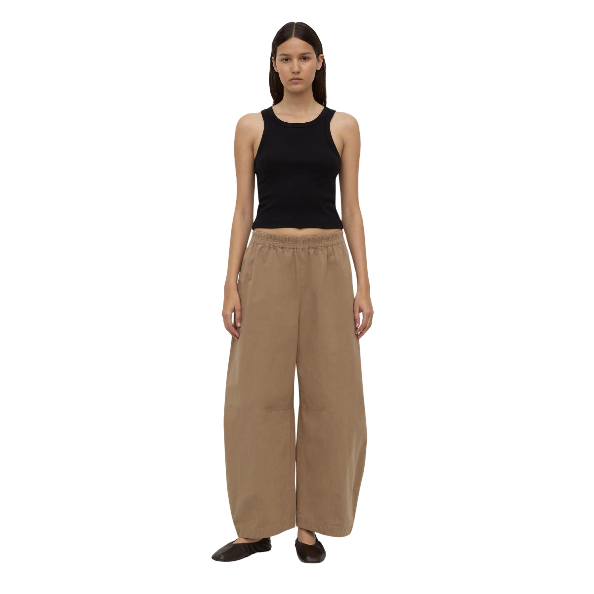 White Smoke Lola Barrel Pant
