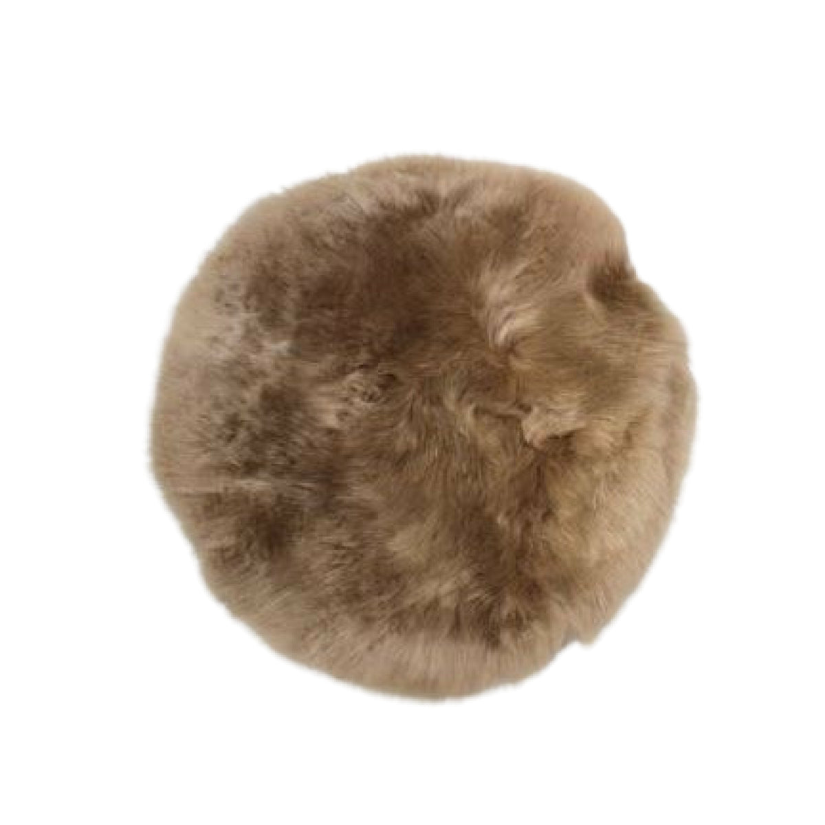 White Smoke Fibre Seat Plate by Auskin Long Wool Sheepskin