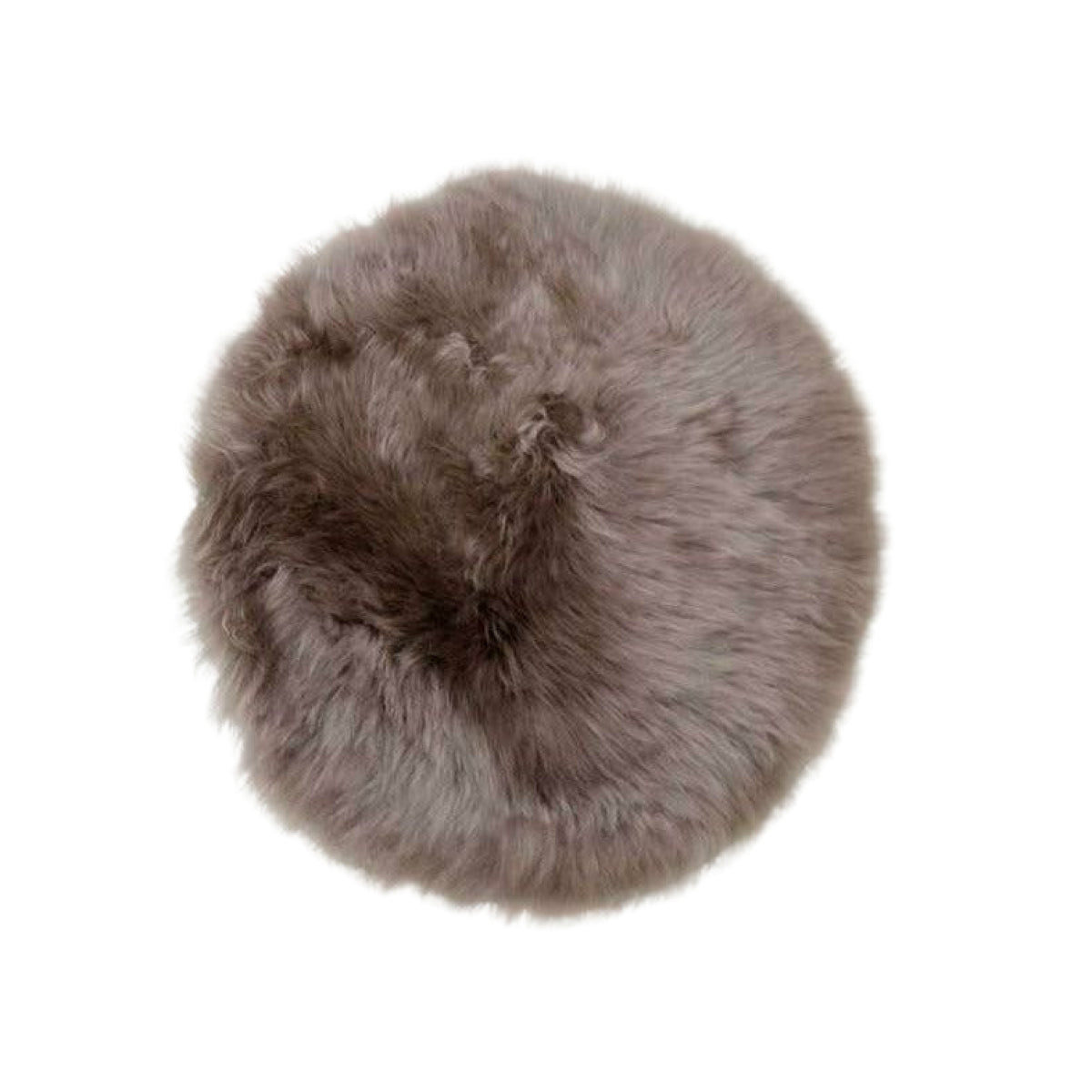 White Smoke Fibre Seat Plate by Auskin Long Wool Sheepskin