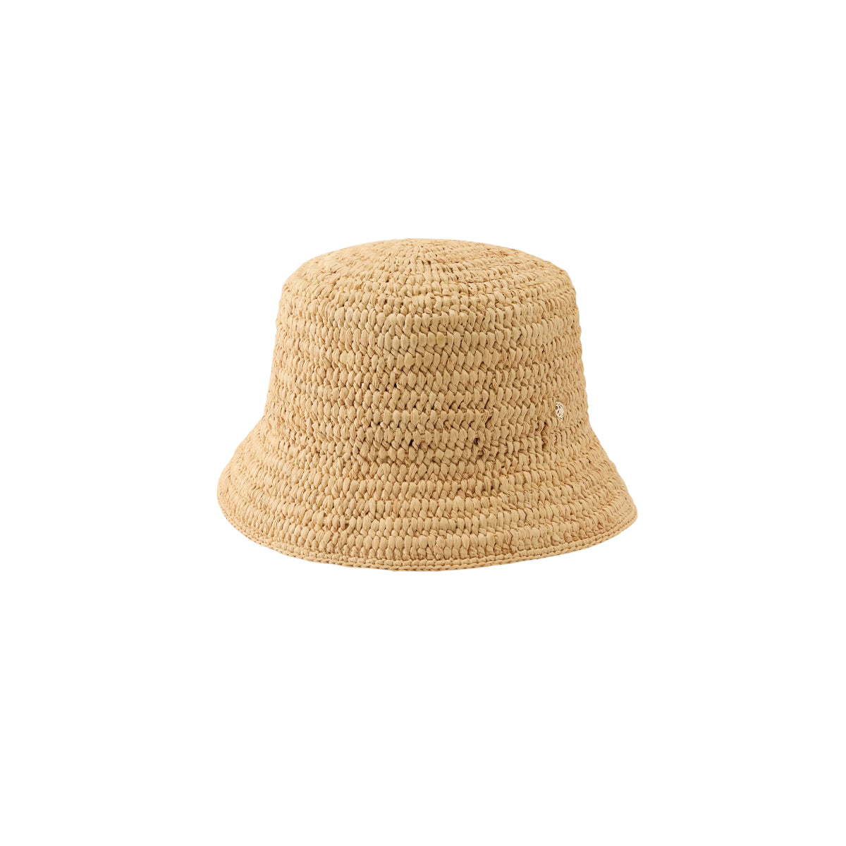 White Smoke Chaturi Raffia Crochet Bucket