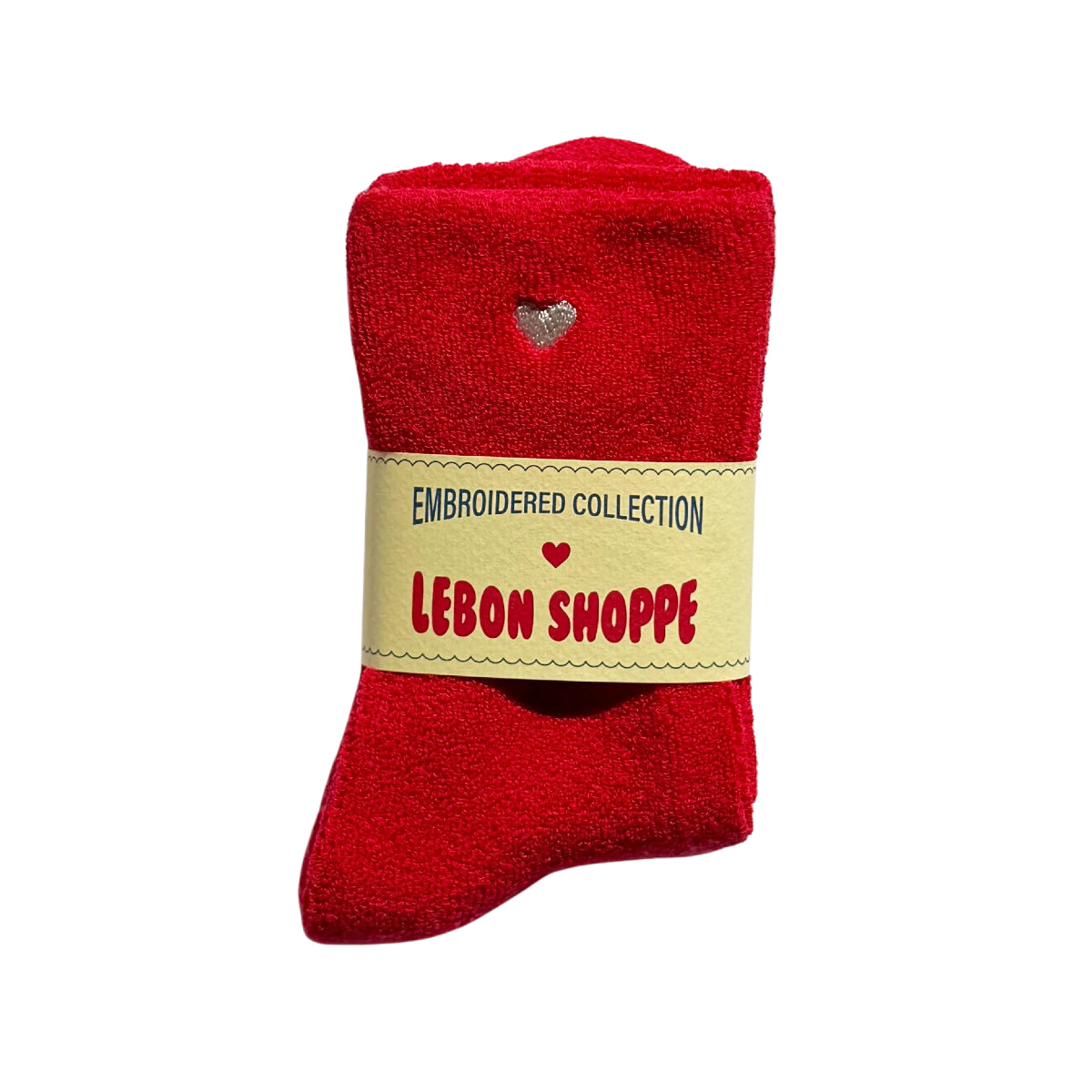 White Smoke Le Bon Shoppe Embroidered Cloud Socks