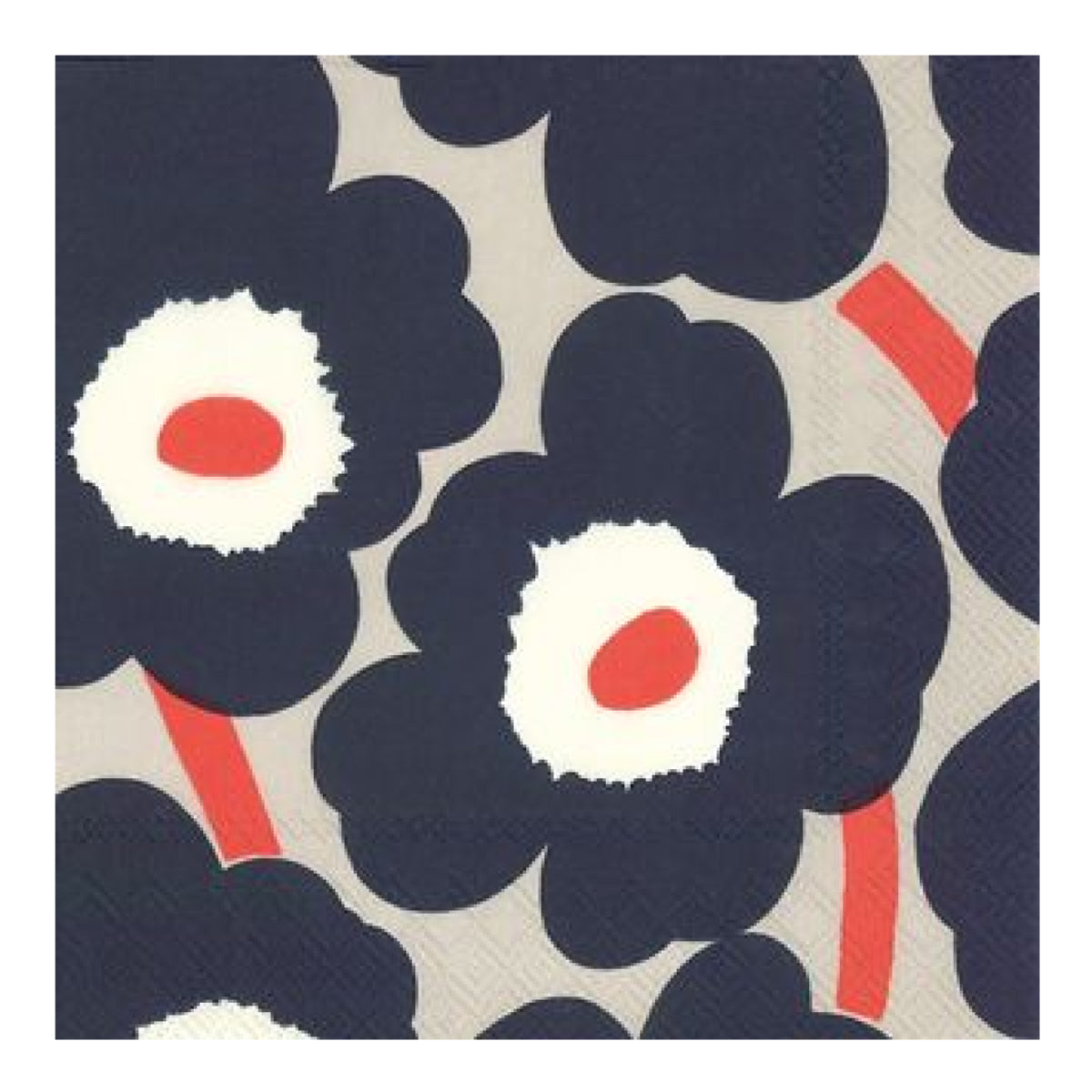 Dark Slate Gray Marimekko Unikko Luncheon