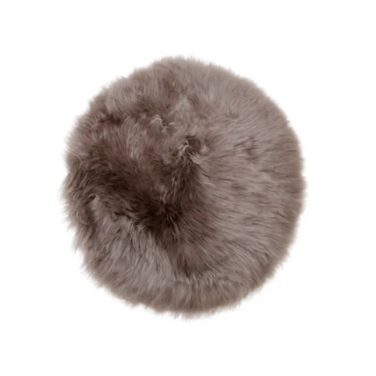 White Smoke Fibre Seat Plate by Auskin Long Wool Sheepskin