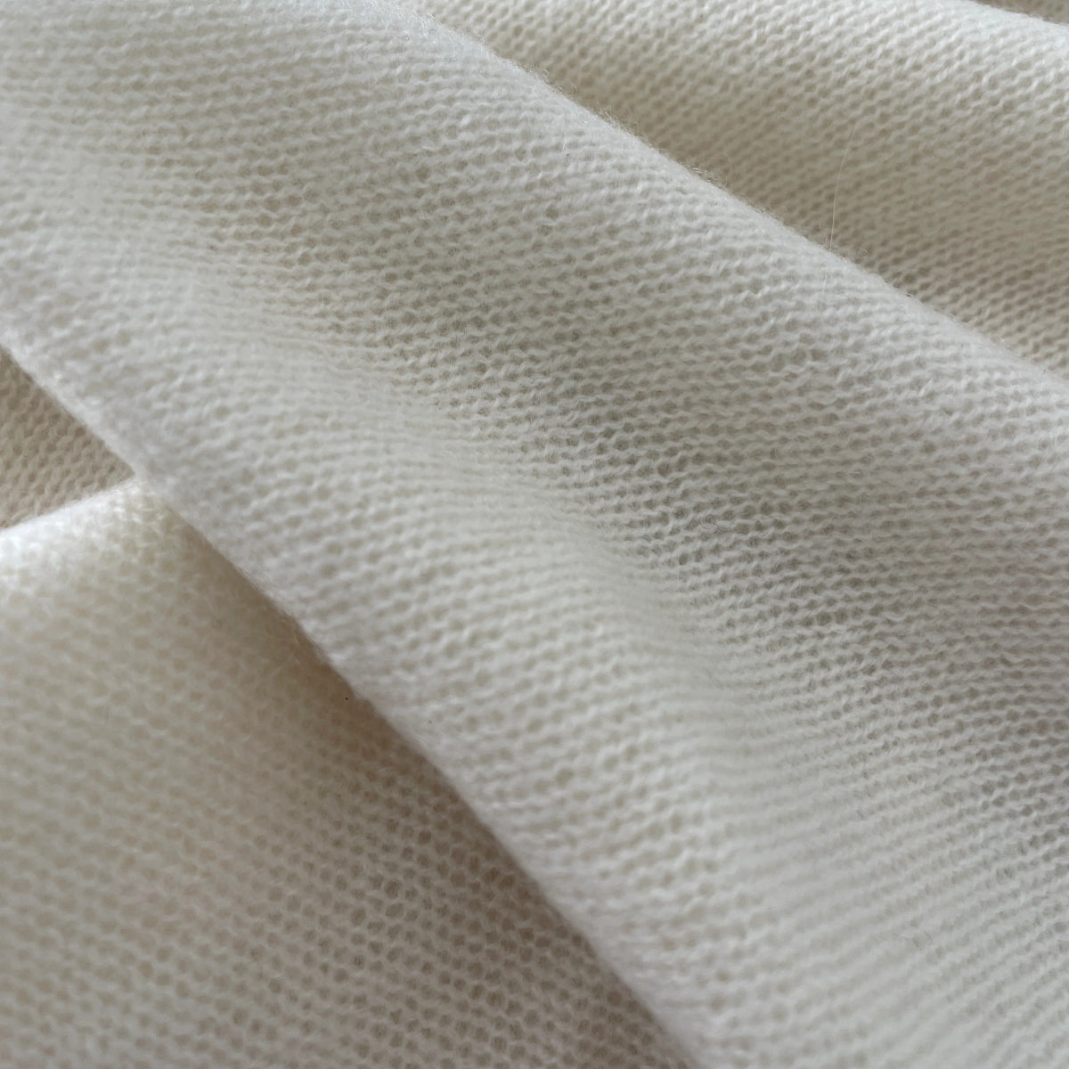 Dark Gray Cashmere Fine Knit Travel Wrap