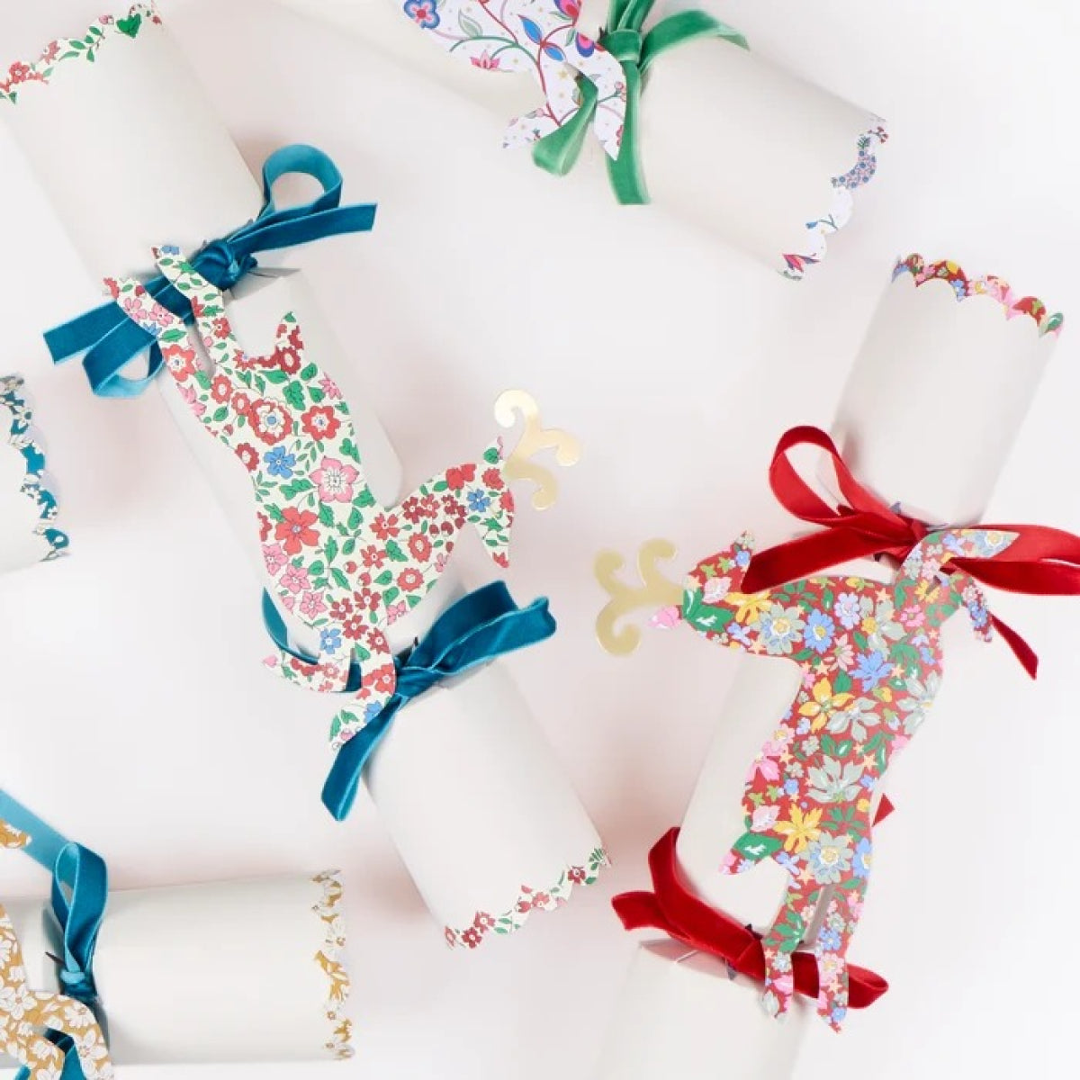 Lavender Meri Meri x Liberty Reindeer Crackers