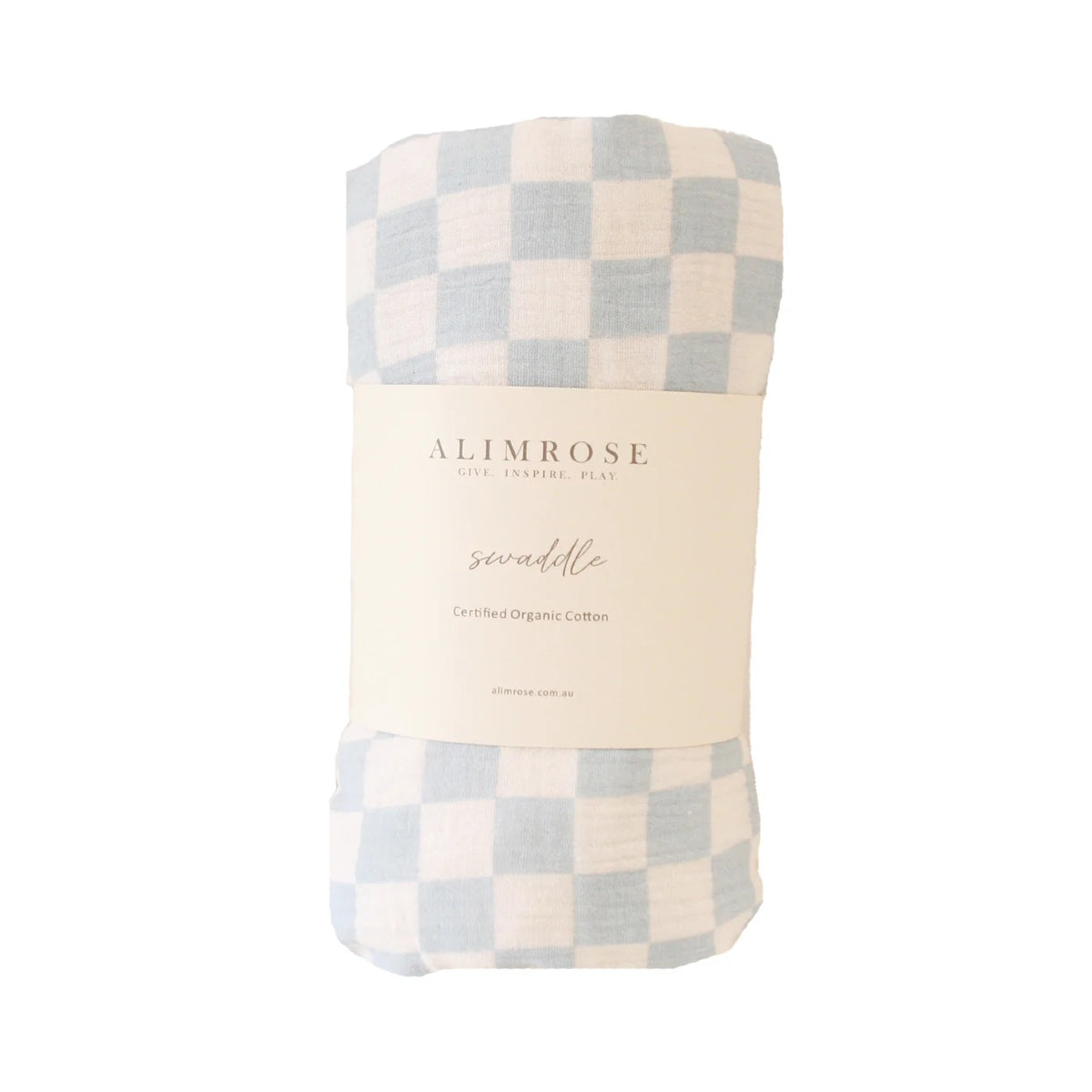 Light Gray Muslin Swaddle