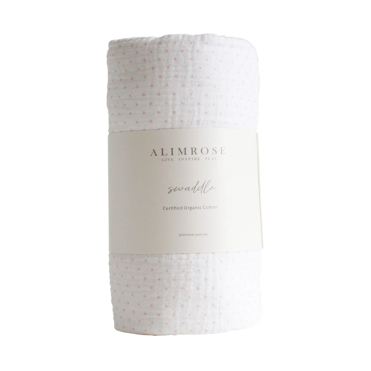 White Smoke Muslin Swaddle