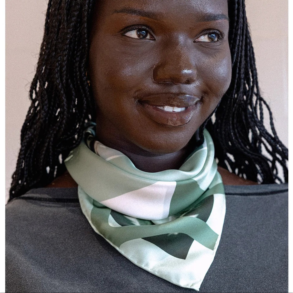Black Silk Neckerchief