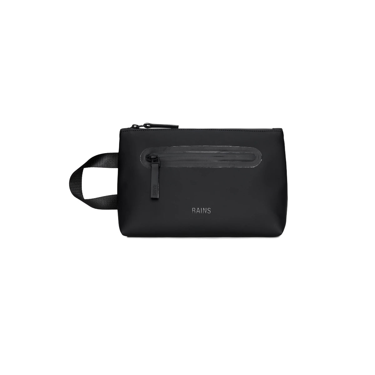 Dark Slate Gray 2 Zip Cosmetic Bag Large