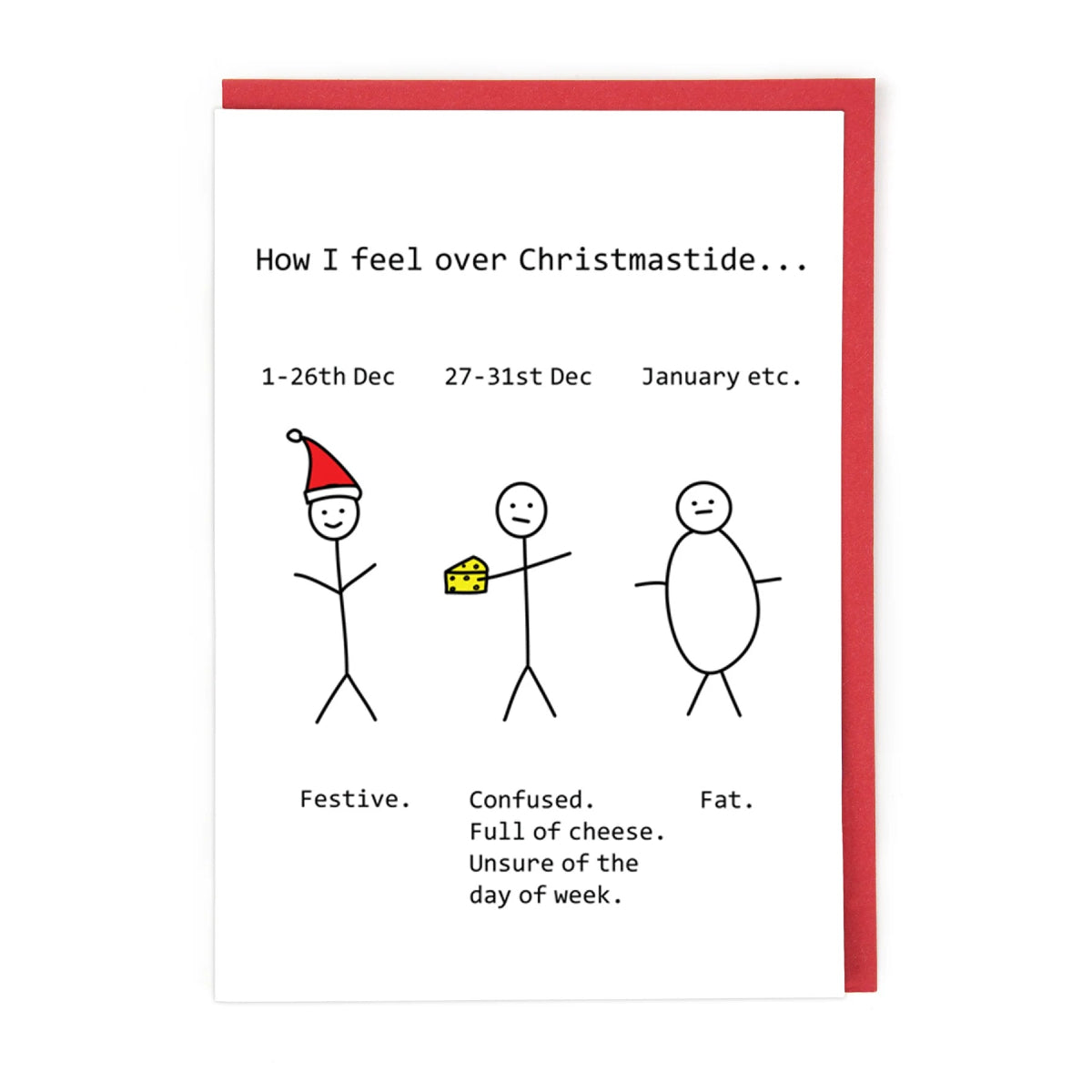 White Smoke Christmastide - Christmas Card