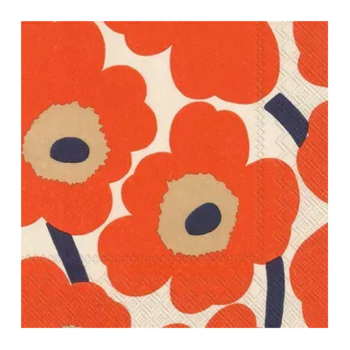 Chocolate Marimekko Unikko Luncheon