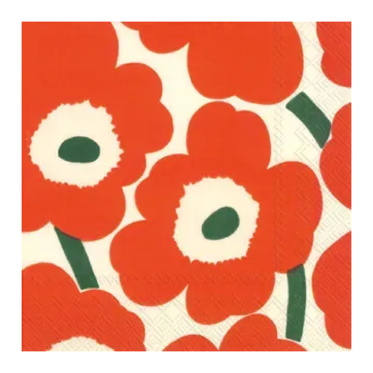 Chocolate Marimekko Unikko Luncheon